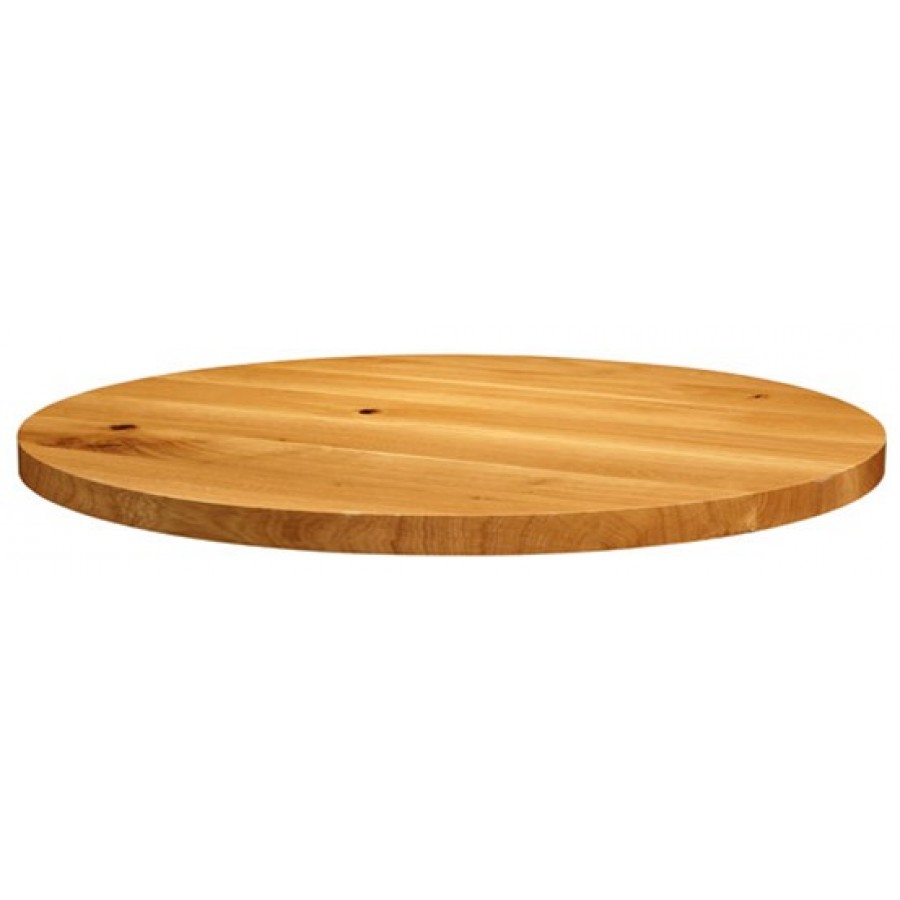 Pax Solid Oak Natural Table Top - Round